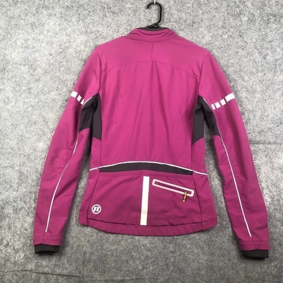 Novara Jacket Women's Small Crossover Cycling Trench Charcoal Softshell - Picture 8 of 10